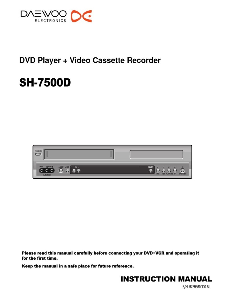 DAEWOO ELECTRONICS SH-7500D instruction manual
