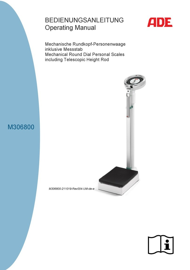 ADE M306800 User manual