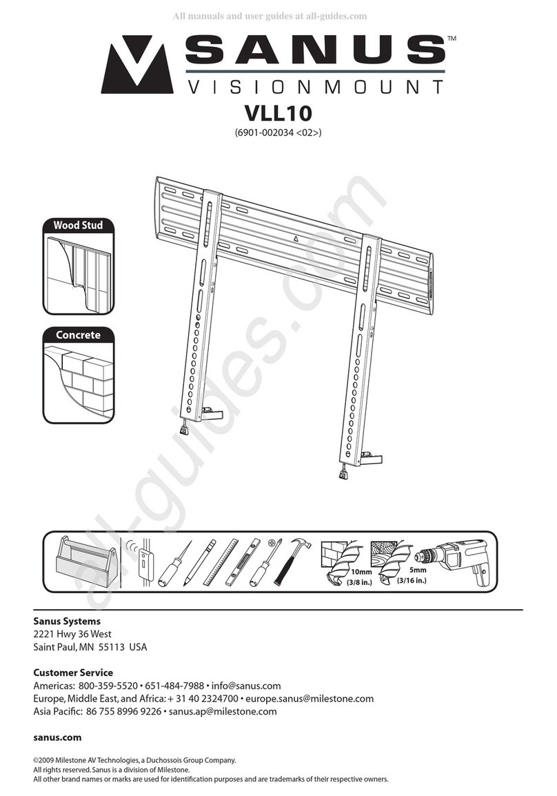 Sanus VisionMount VLL10 manual