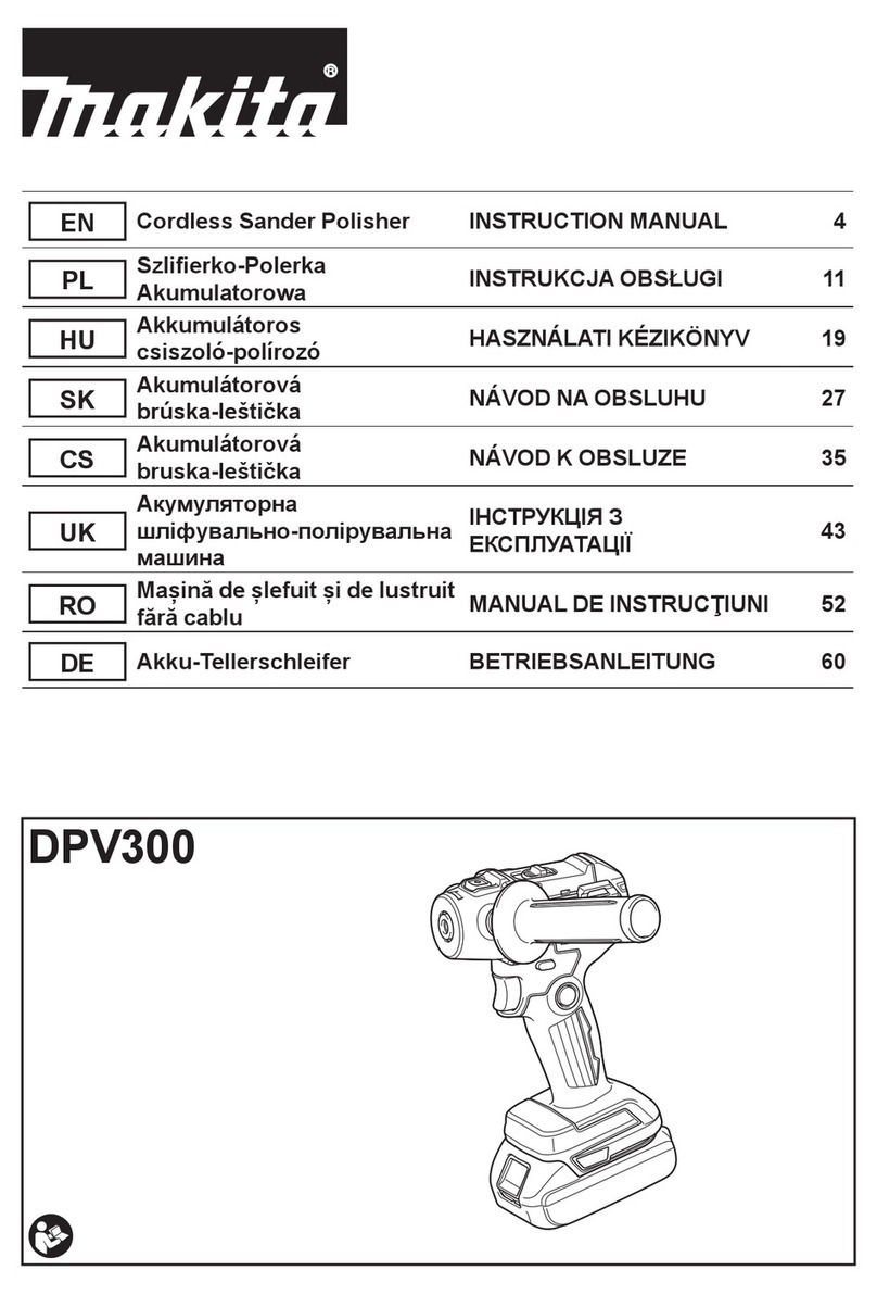 Makita DPV300Z User manual