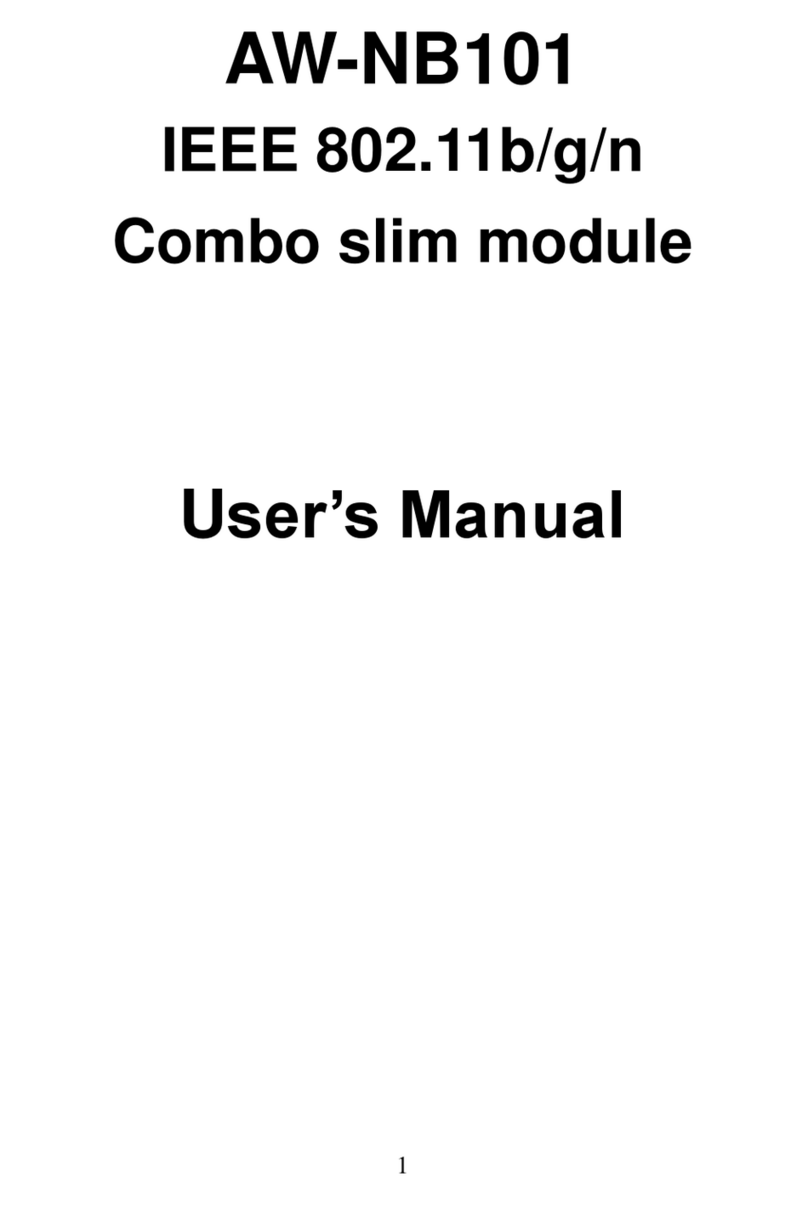 AzureWave AW-NB101 user manual