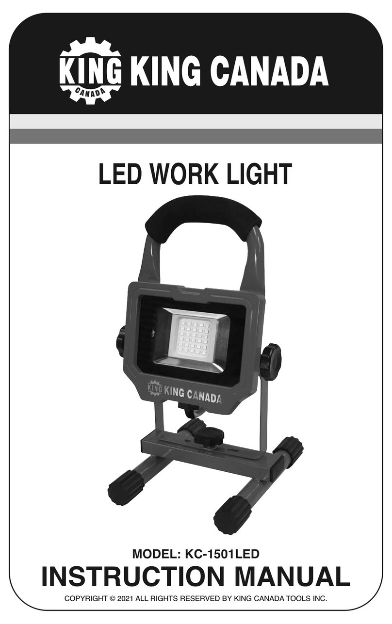 King Canada KC-1501LED instruction manual