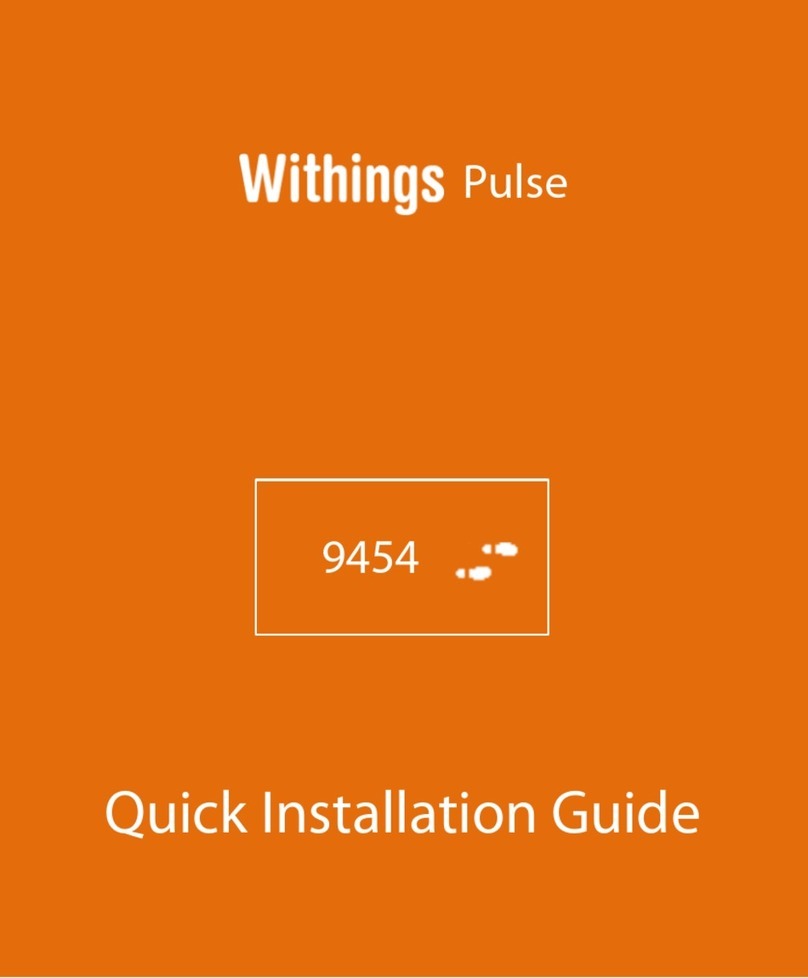 Withings WAM01 Quick installation guide