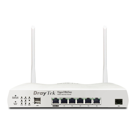 Draytek Vigor2865ac-B User manual