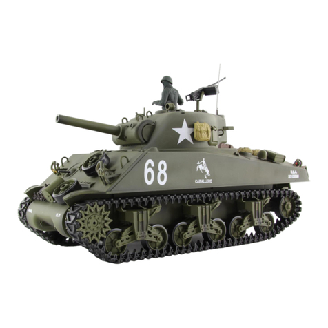 XciteRC U.S. M4A3 Sherman Standard M User manual