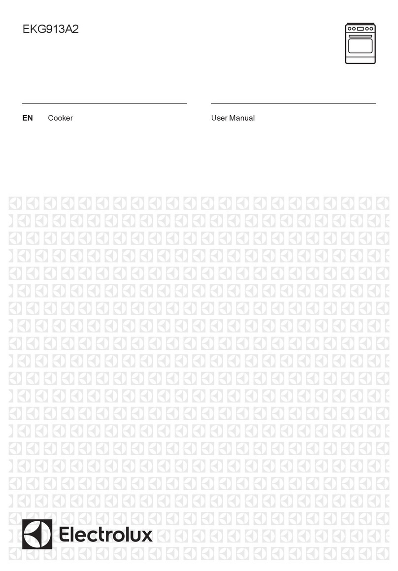 Electrolux EKG913A2 user manual