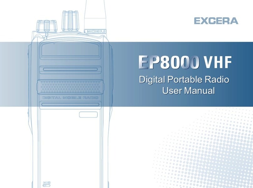 Excera EP8000 VHF user manual