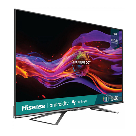 Hisense 55U8G Quick setup guide