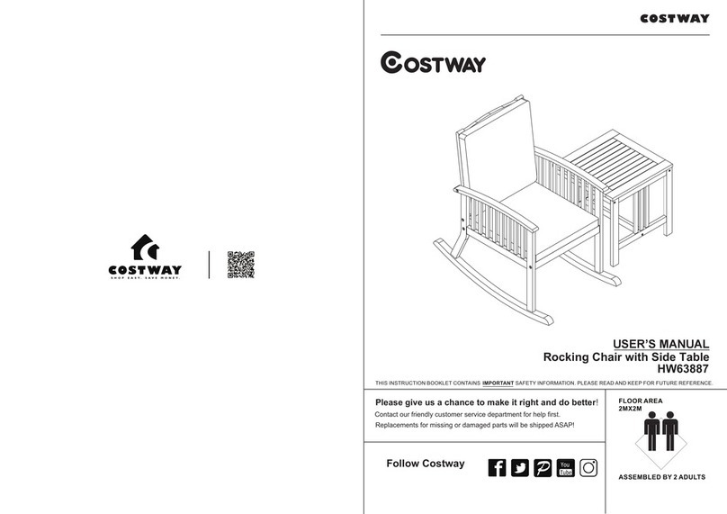 Costway HW63887 user manual Costway HW63887 user manual