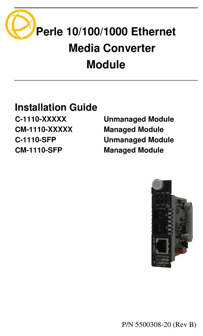 Perle C-1110 Series installation guide