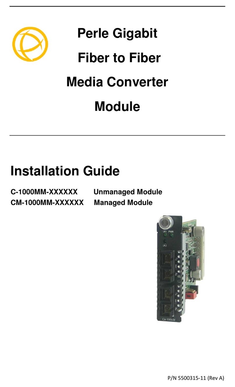 Perle C-1000MM Series installation guide