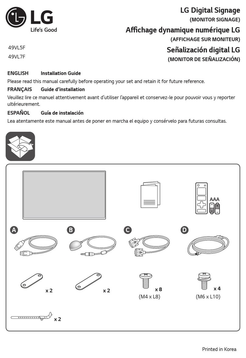 LG 49VL7F-A.AUS User manual