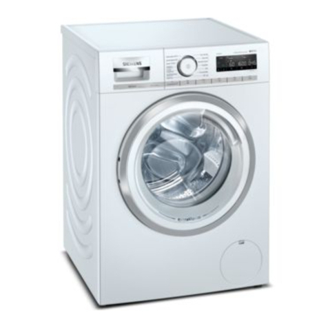 Siemens WM6HXK0ODN User manual and assembly instructions