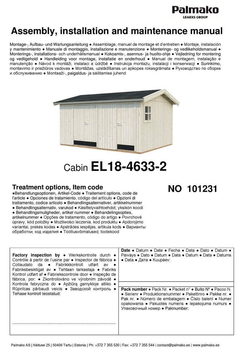 Lemeks Palmaco EL18-4633-2 Assembly, installation and maintenance manual