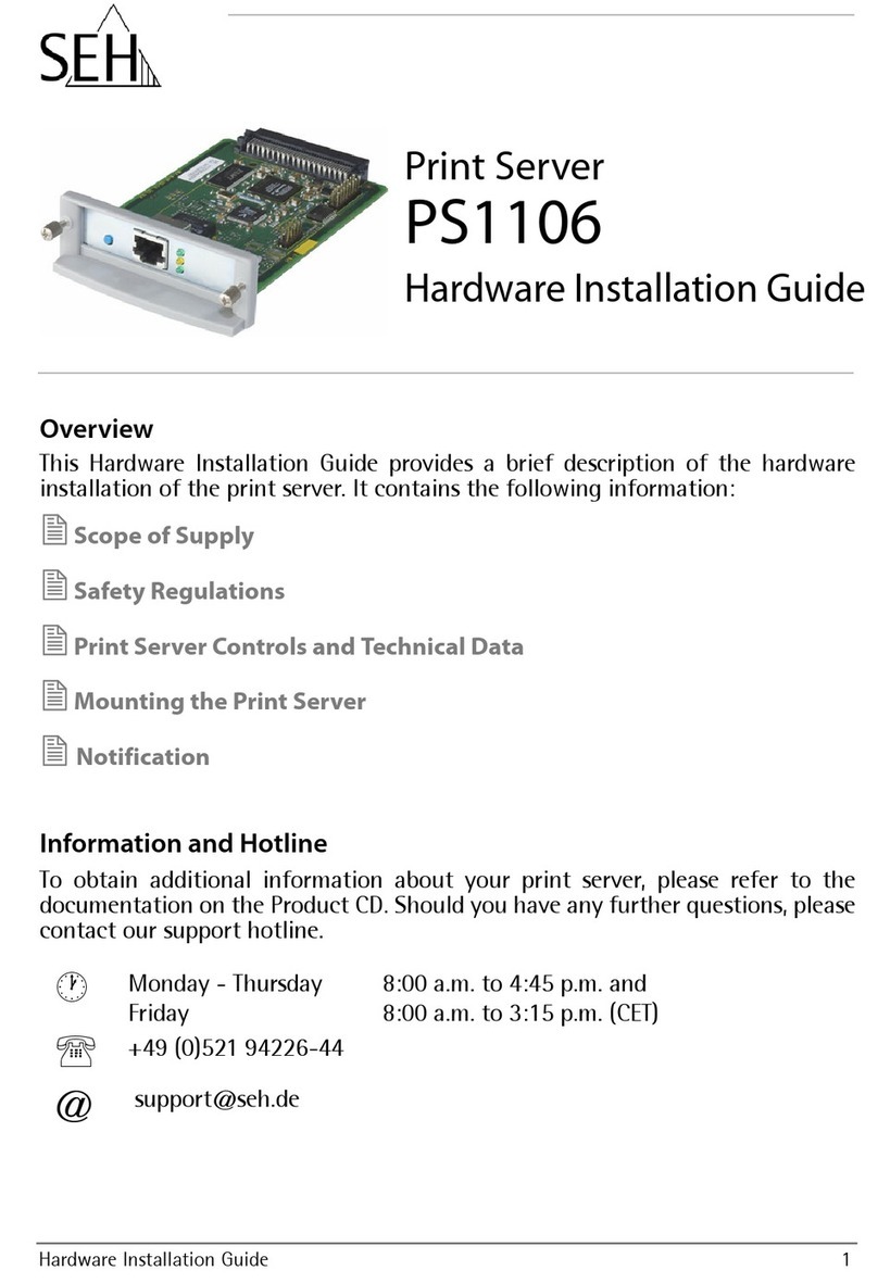 SEH PS1106 User manual