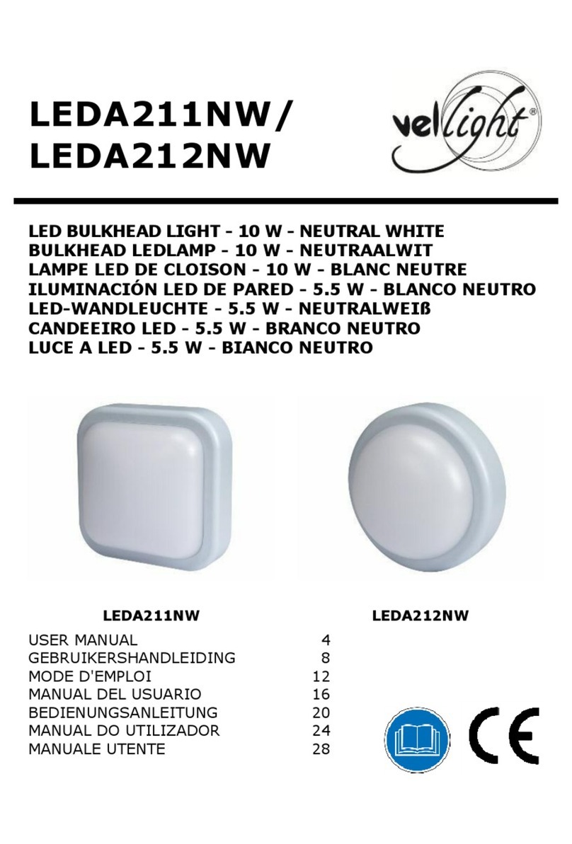VelLight LEDA212NW user manual