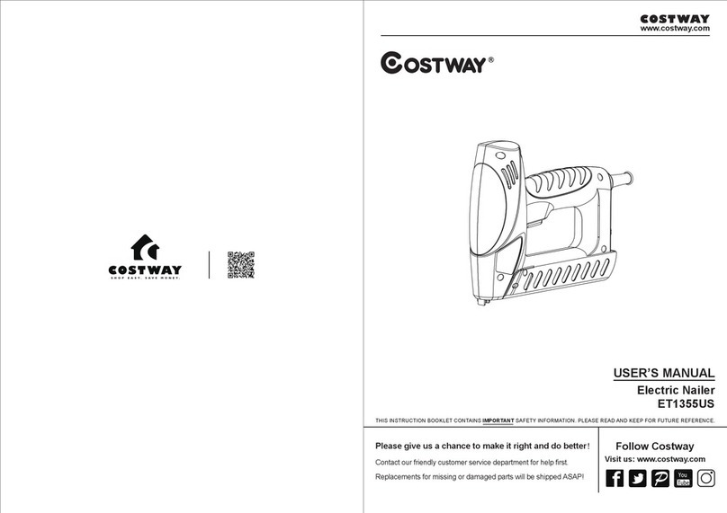 Costway ET1355US user manual