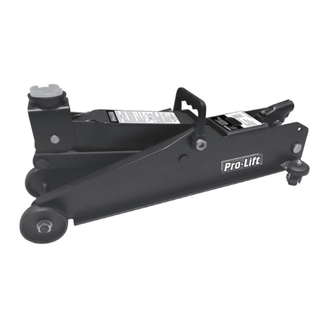Pro-Lift F2000A User manual