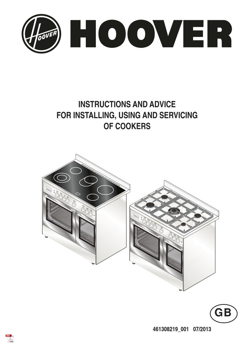 Hoover HVD9395IV Instructions and advice for installing, using and servicing