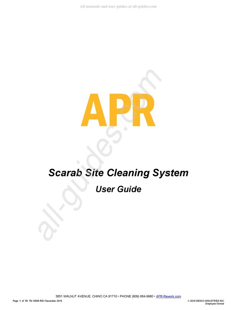 Desco Scarab APR-2000-SCS User manual