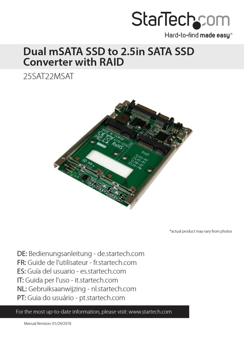 StarTech.com 8ST25SAT22MSAT User manual
