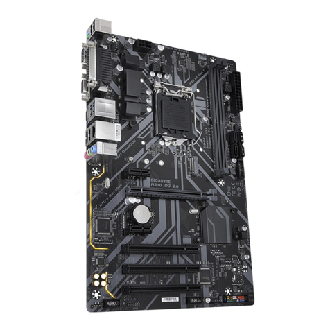 Gigabyte H310 D3 2.0 User manual