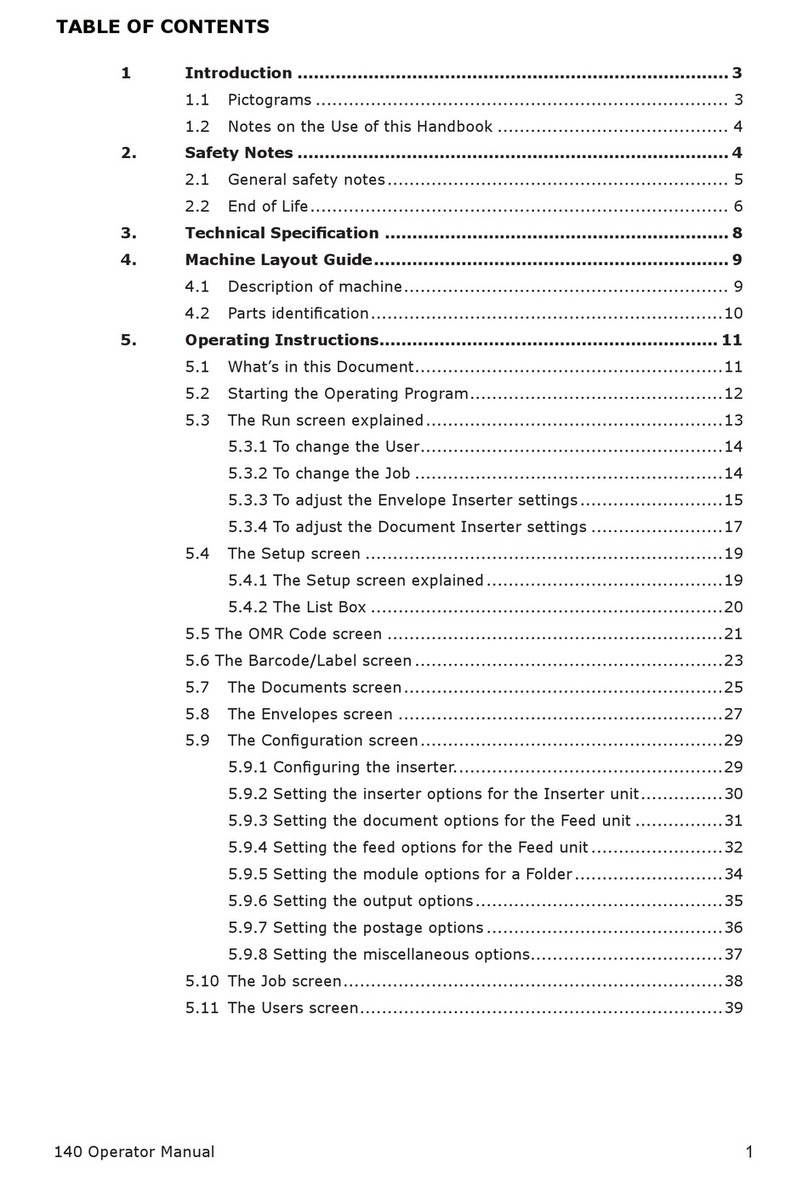 Hasler PS-140 Operator's manual