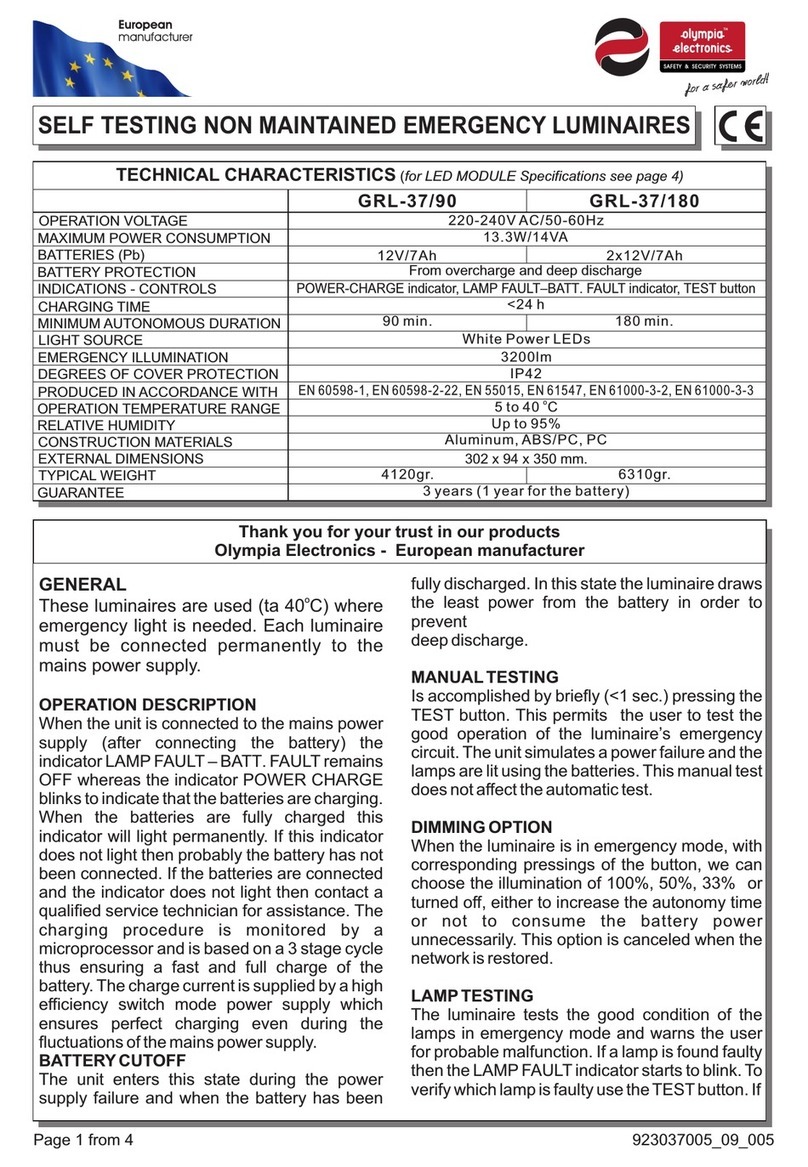 olympia electronics GRL-37/90 User manual