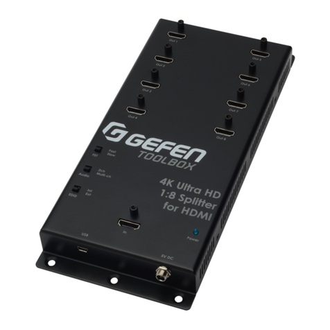Gefen TOOLBOX GTB-HD4K2K-148C-BLK user manual