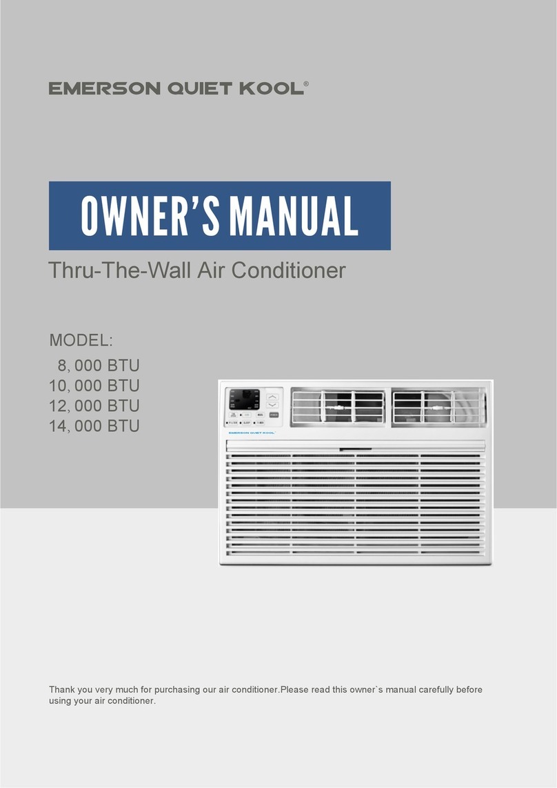 Emerson Quiet Kool EATC14RSD2T owner's manual