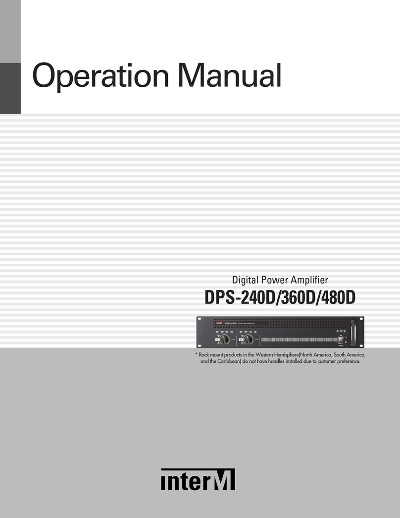Inter-m DPS-480D User manual Inter-m DPS-480D User manual
