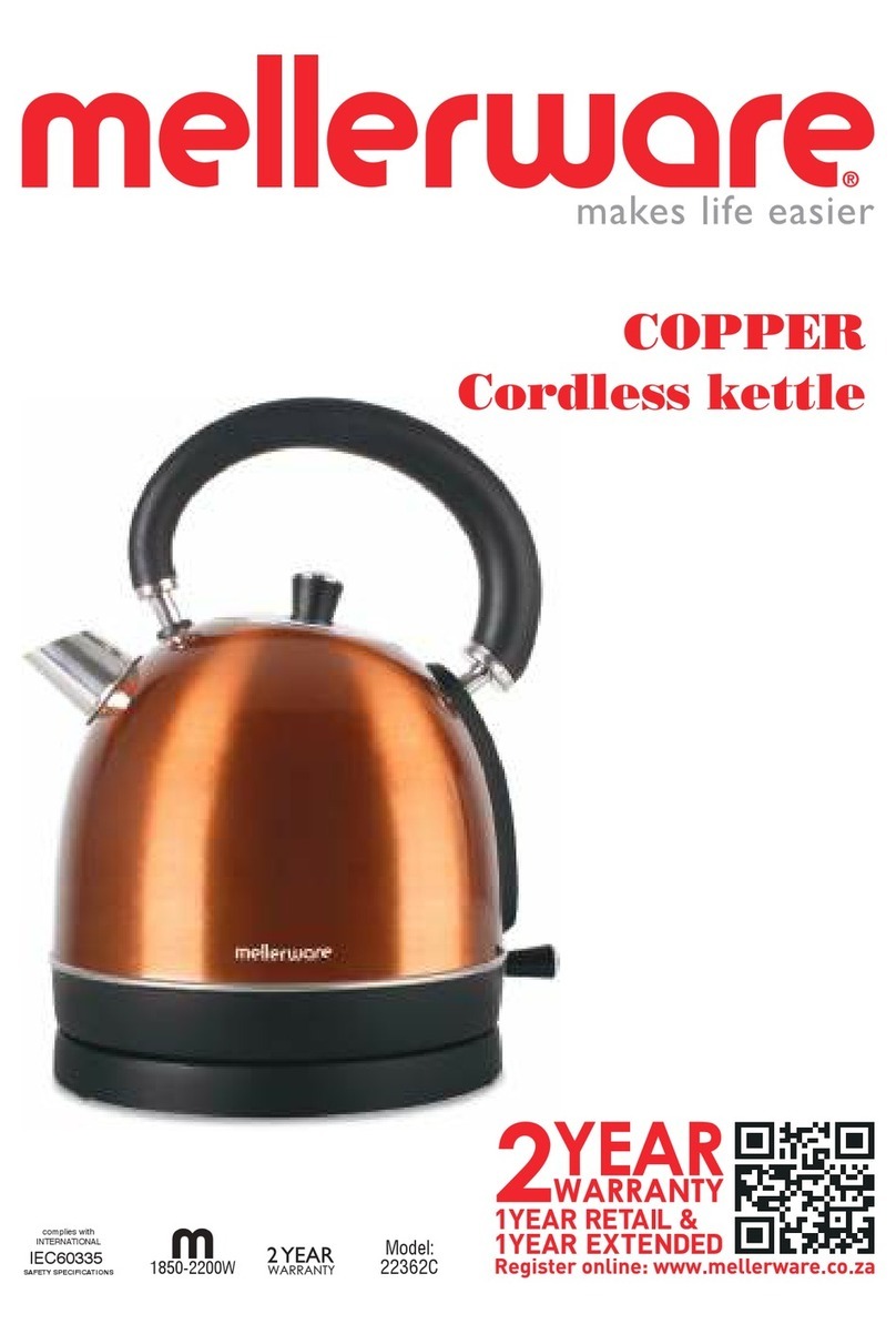 Mellerware COPPER User manual