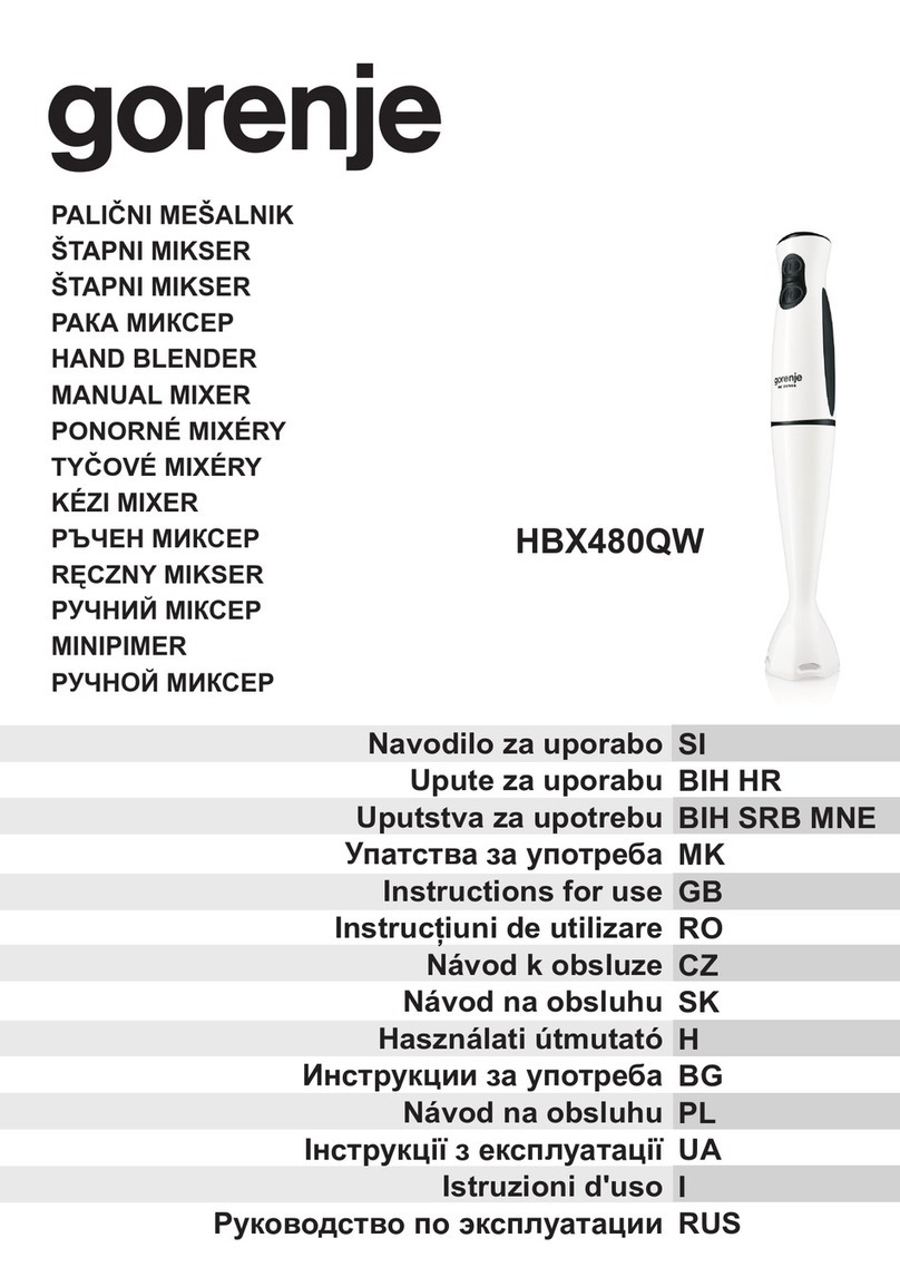 Gorenje HBX480QW Instructions for use