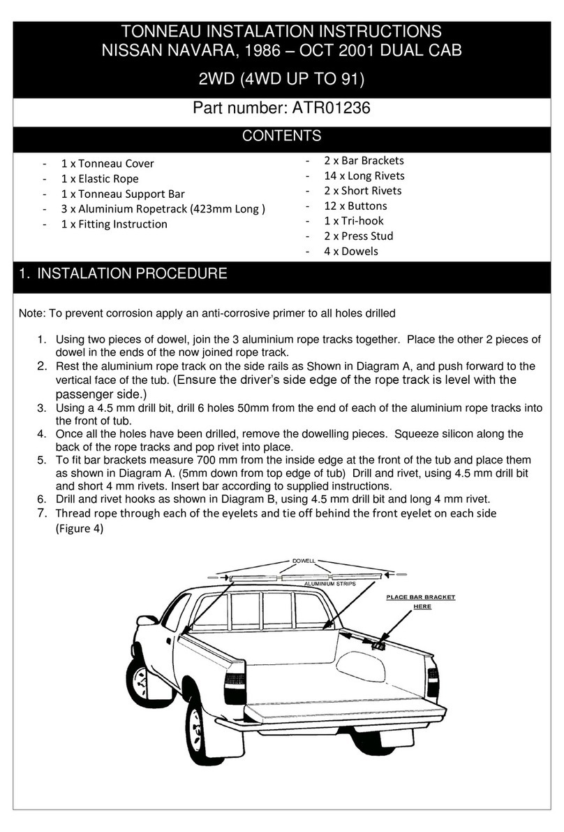 AUSSIE TONNEAU ATR01236 User manual AUSSIE TONNEAU ATR01236 User manual