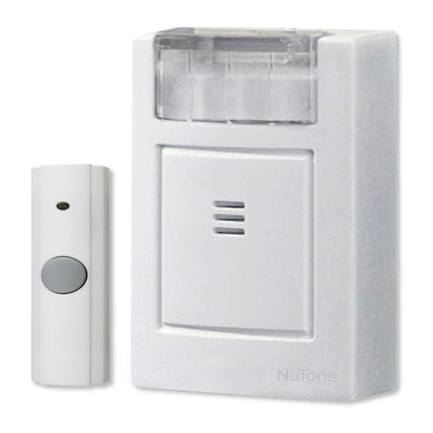 NuTone LA224WH Installation & operating instructions