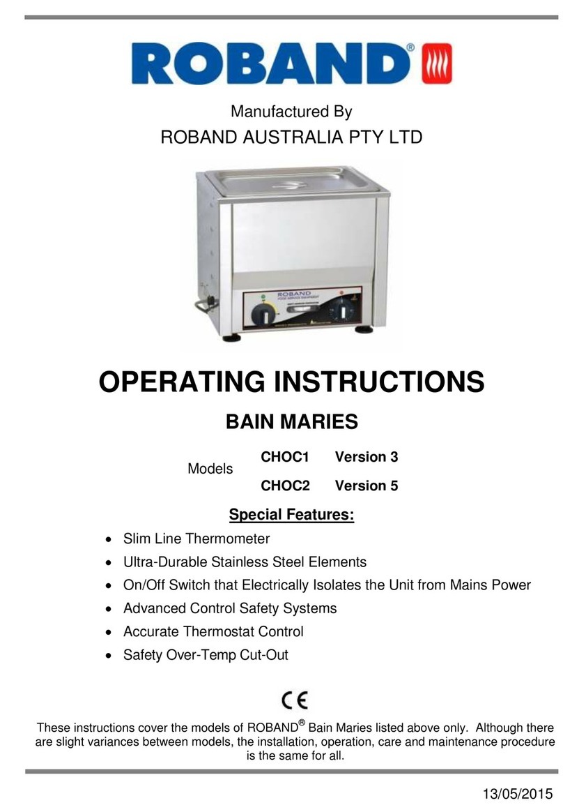 ROBAND CHOC1 operating instructions