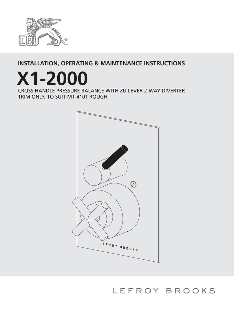 Lefroy Brooks X1-2000 Installation, operating, & maintenance instructions Lefroy Brooks X1-2000 Installation, operating, & maintenance instructions