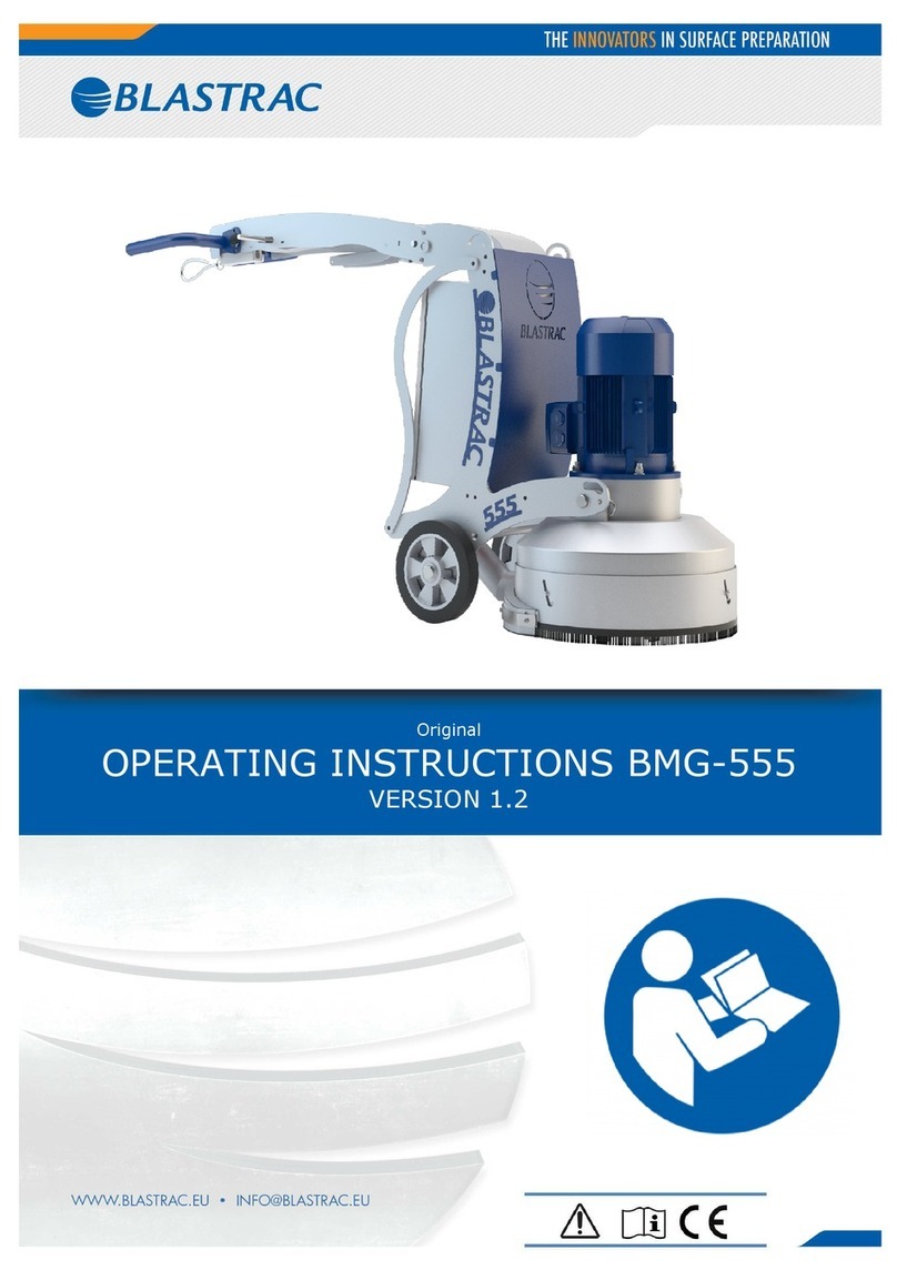 Blastrac BMG-555PRO Original operating instructions