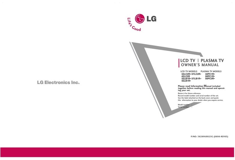 LG 42LB1R Series User manual LG 42LB1R Series User manual