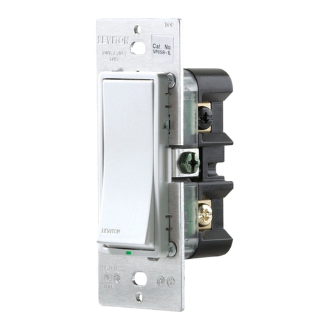 Leviton vizia+ decora VPS15-1L User manual