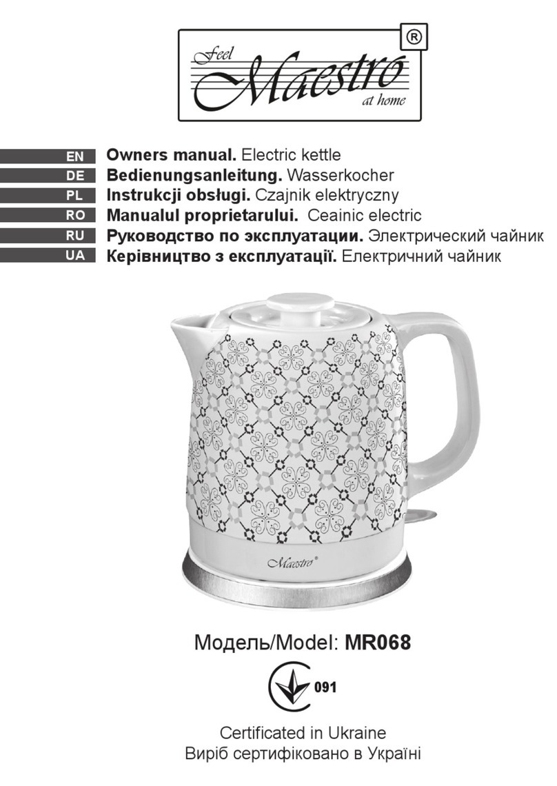 Maestro MR068 User manual