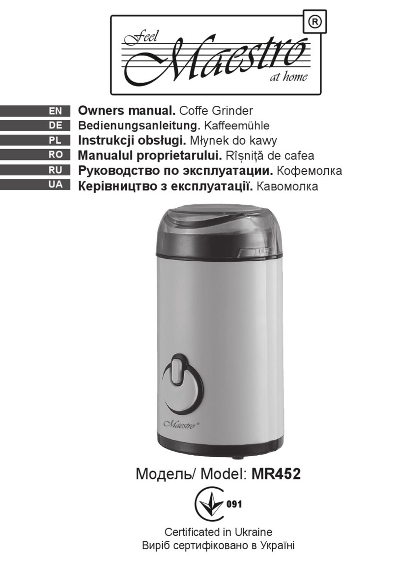 Maestro MR452 owner's manual