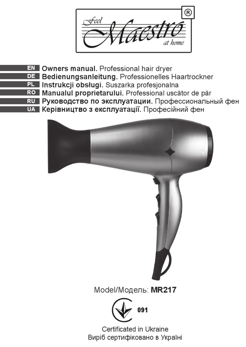 Maestro MR217 owner's manual