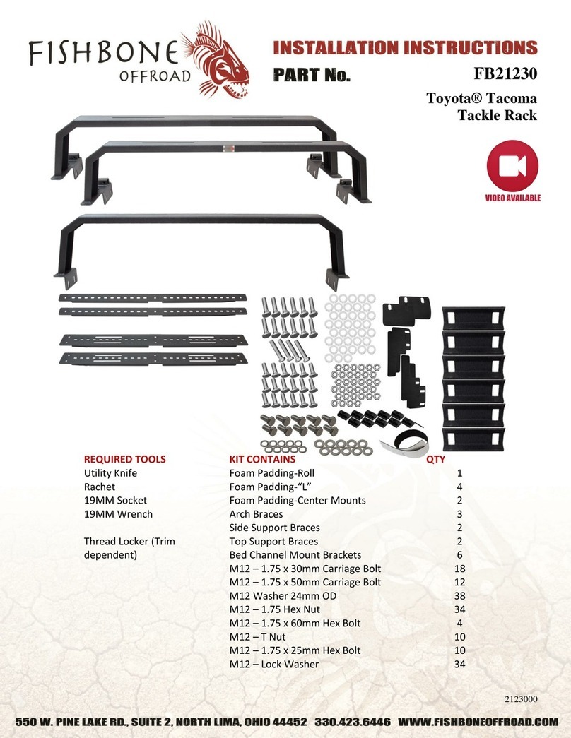 Fishbone Offroad FB21230 User manual Fishbone Offroad FB21230 User manual