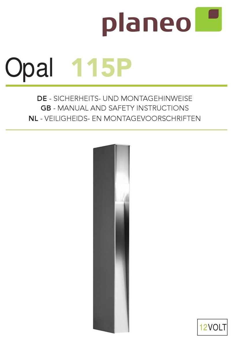 planeo Opal Manual and safety instructions