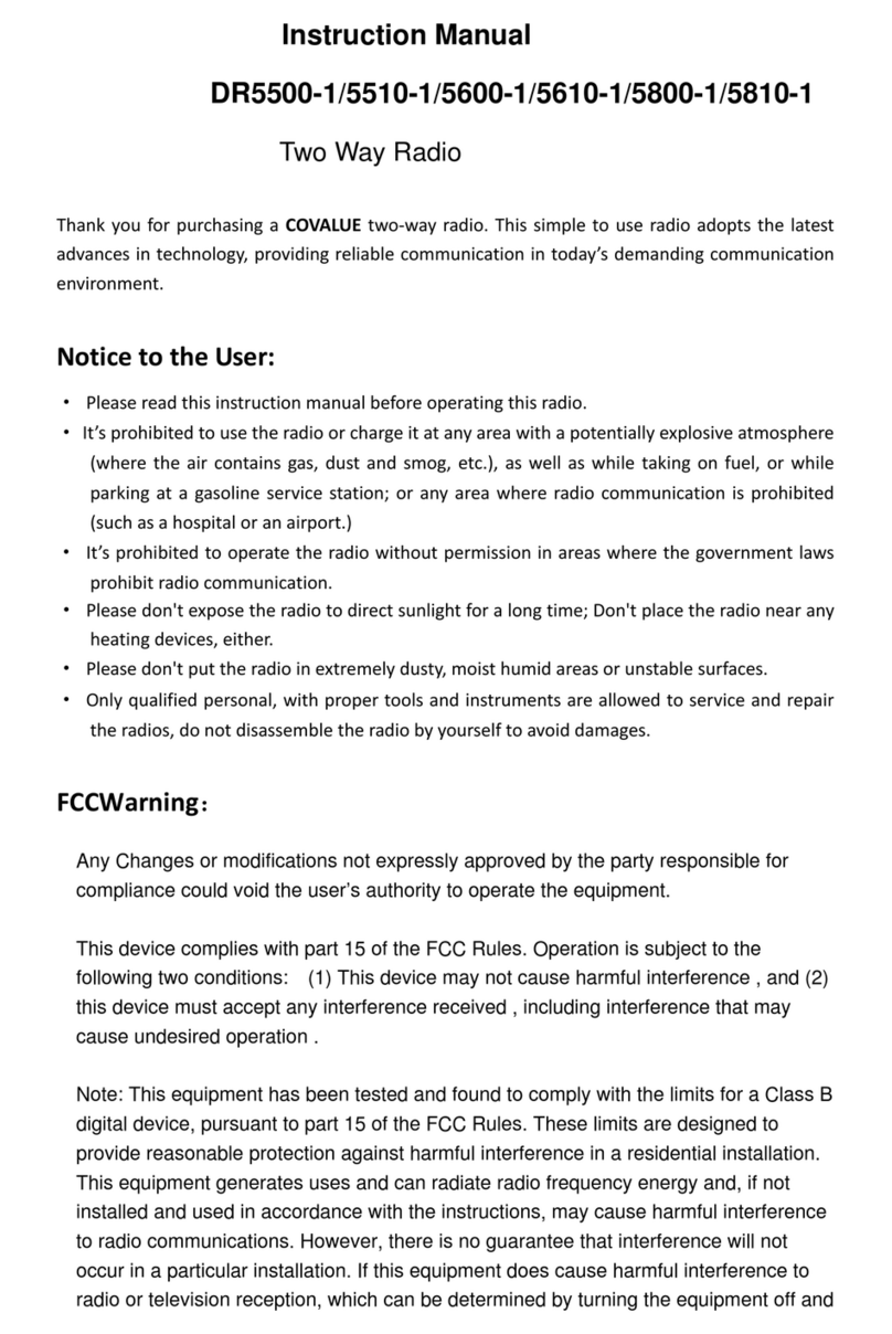 Covalue DR5500-1 instruction manual