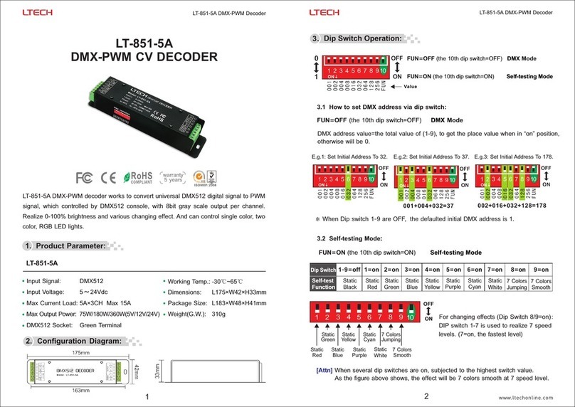 Ltech LT-851-5A manual