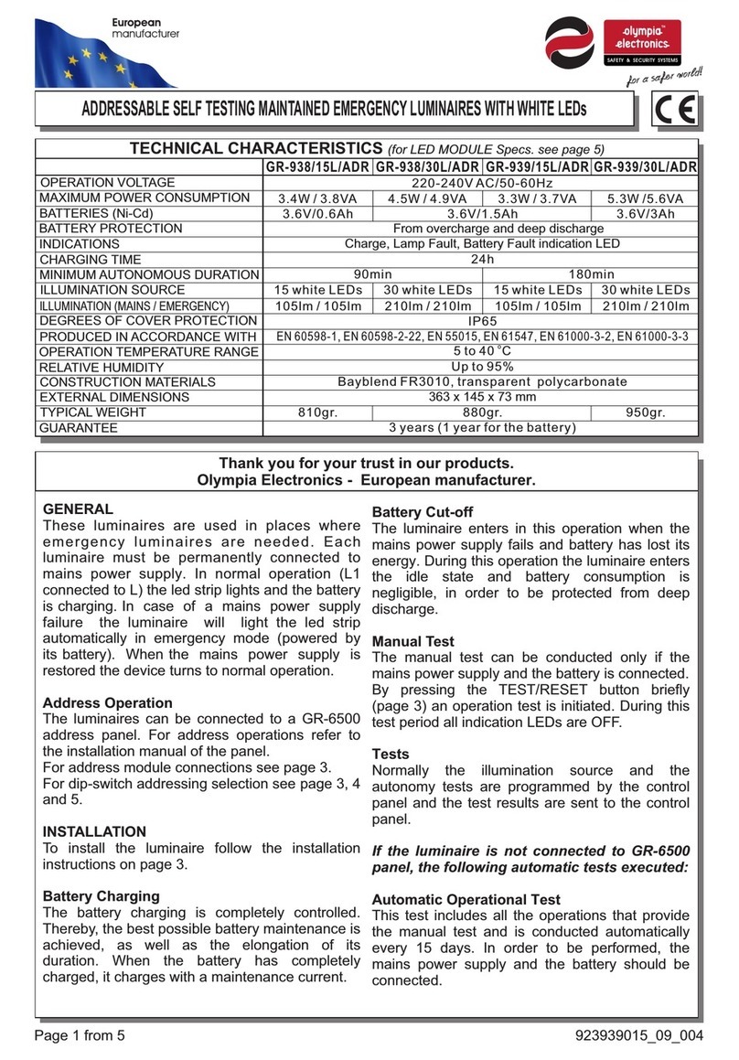 olympia electronics GR-938/15L/ADR User manual olympia electronics GR-938/15L/ADR User manual