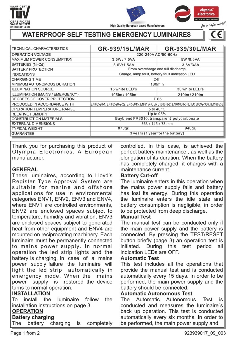 olympia electronics GR-939/15L/MAR User manual