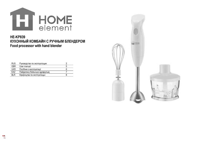 HOME ELEMENT HE-KP839 user manual